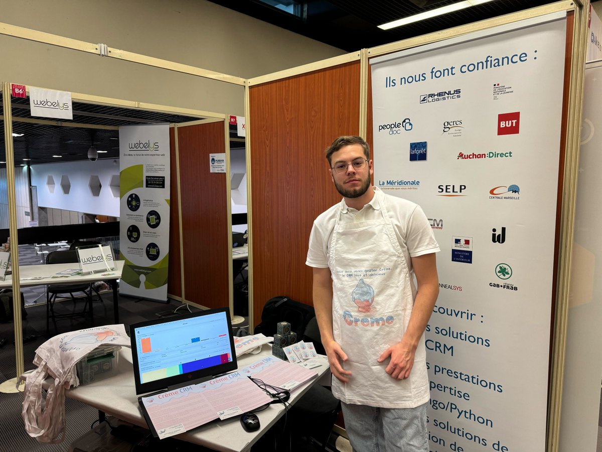 Retrouvez-nous aujourd’hui aux #RPLL à Lyon sur le stand B12 pour discuter #crm et #logiciellibre.