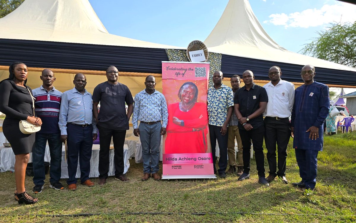 AfracaNews's tweet photo. 🌹 We mourn the loss of our esteemed colleague, Hilda Achieng Osore, who passed on May 7, 2024. A pillar of our admin team, she was known for her professionalism, kindness, and joyful spirit. Her legacy will forever inspire us. Rest in peace, Hilda. 🕊️💖 #AFRACA #RIP https://t.co/N9aFkhffbv