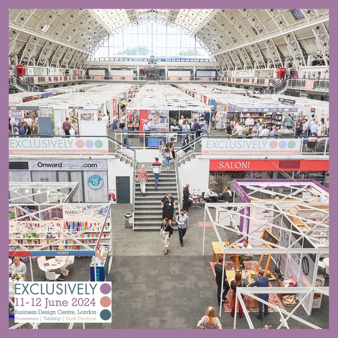 There's still time to register to attend #Exclusively2024.

Join us at the Business Design Centre, London to meet our line-up of over 130 exhibitors, showcasing over 250 brands, see the latest product launches and get the inside scoop on the latest trends

exclusivelyshows.co.uk