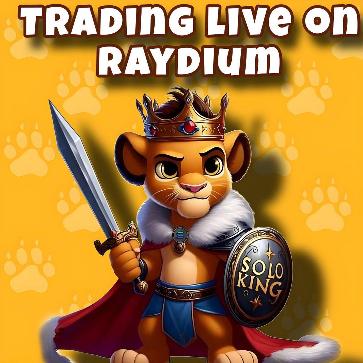 Sol0kingSking's tweet photo. #SoloKing - $SKING

We're thrilled to announce the launch on Raydium, today, June 10, 2024, at 16:30 UTC

CA:
3xp8G9g1AwgxntVsSbkRoty4ZZVXPLwoZT5yB2h6hZh3

Key Details:
Initial LP: 5350 SOL (Burn 🔥)
🔒 Minting and freezing accounts have been revoked
🚫 No Tax
🔒 No team tokens https://t.co/MUKNeAduE1