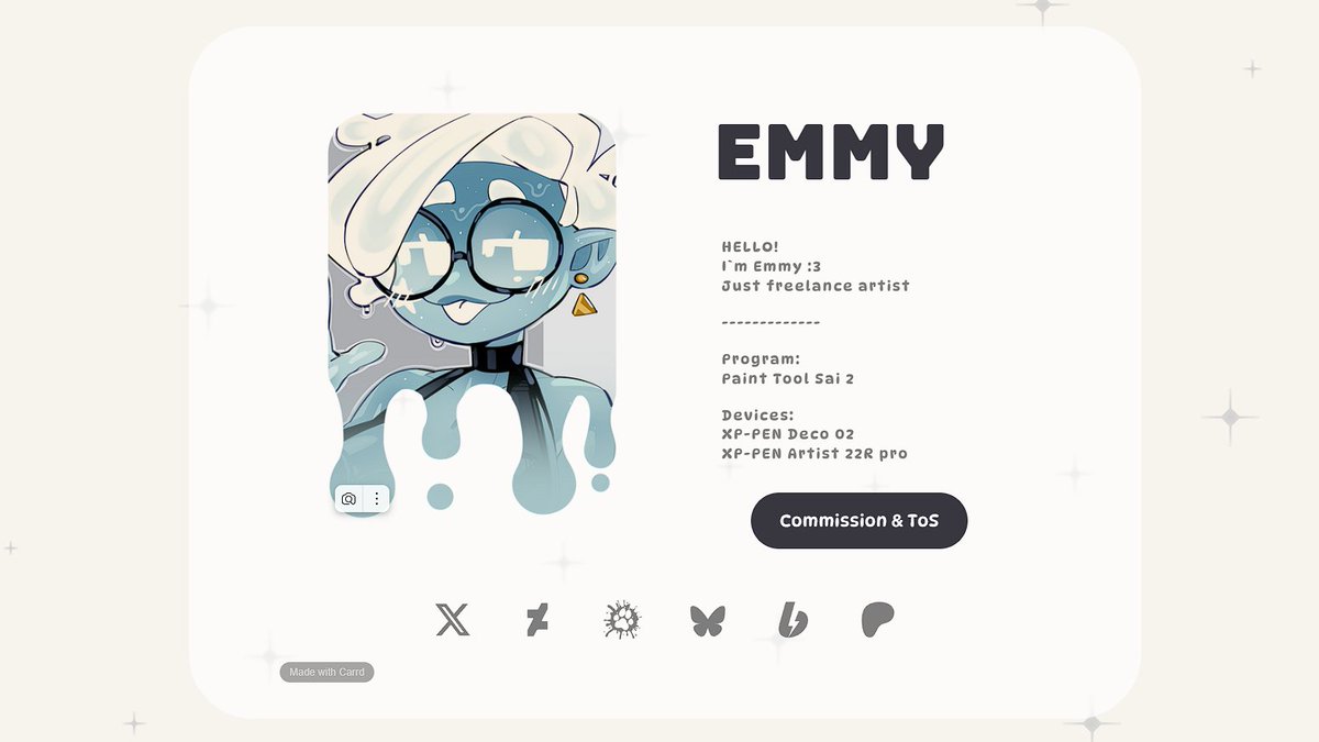 EmmY (commission open)💙 tweet media