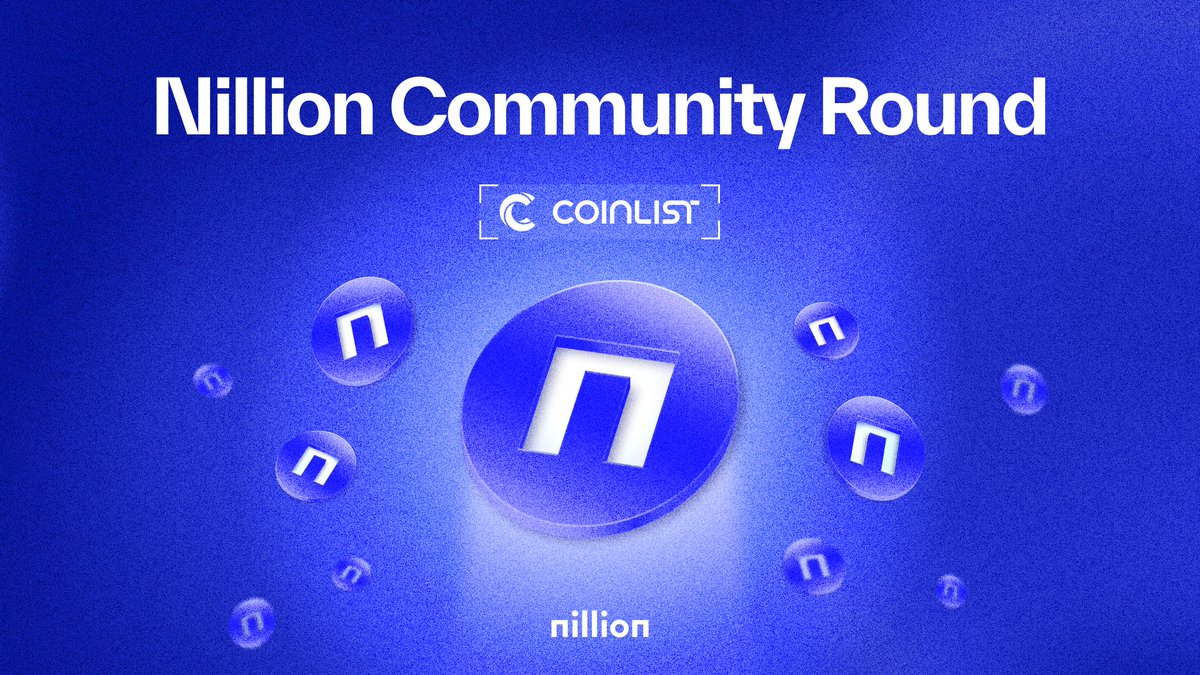 nillion's tweet image. Nillion 🤝 @CoinList  

We're doing things differently. The Nillion Community Round hosted on CoinList will be at the same valuation given to our most recent private round.

Community gets the same access as angels and VCs.

The future is blind.