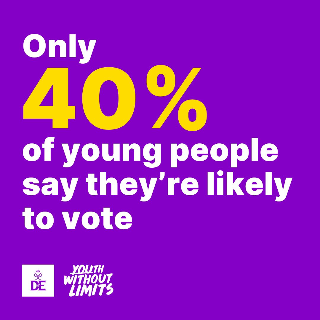 Young voices matter 📢

Despite a strong interest in politics, our research shows 80% of young people feel politicians listen to their age group the least.

We’re calling on politicians to engage with young people ahead of the General Election. #ListenToYouth

RT if you agree 🔁