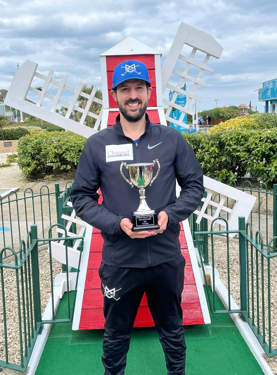 🏆🏆🏆🏆 Now a 4x World Crazy Golf Champion after an amazing weekend competing at Hastings Adventure Golf!
Proud to be a member of Strokes Minigolf Club and the British Minigolf Association.
<a href="/AdventureGolfUK/">Hastings Mini Golf</a> 
<a href="/Strokesgolf/">StrokesAdventureGolf</a> 
<a href="/BMGA_minigolf/">BMGA Minigolf</a>