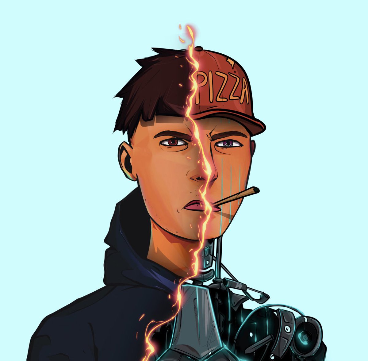 gm 

pizza for breakfast