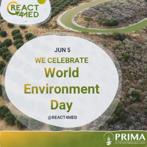 REACT4MED's tweet image. 🌱 On #WorldEnvironmentDay, let’s commit to Sustainable Land Management. Together, we can restore ecosystems and combat desertification. Every step towards land restoration is a step towards a resilient future! #GenerationRestoration #EcosystemRecovery