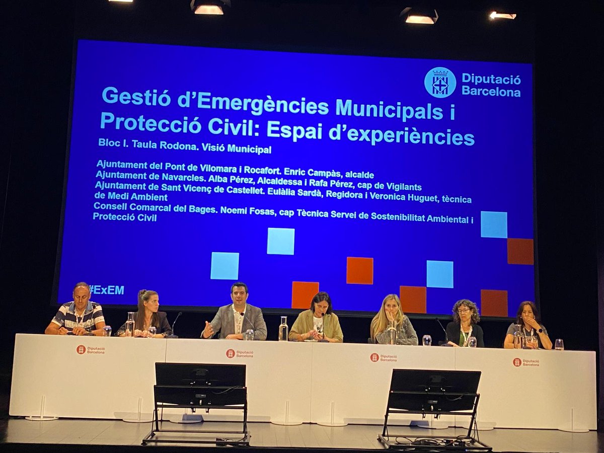 S’inicia la Taula Visió Municipal en la que participen l'alcalde del Pont de Vilomara Enric Campàs, l'alcaldessa de <a href="/ajnavarcles/">Ajuntament de Navarcles</a> Alba Pérez i la regidora Eulàlia Sardà de <a href="/svcastellet/">SVCastellet</a> així com tècnics municipals i del <a href="/consellbages/">Consell Comarcal del Bages</a> #ExEM