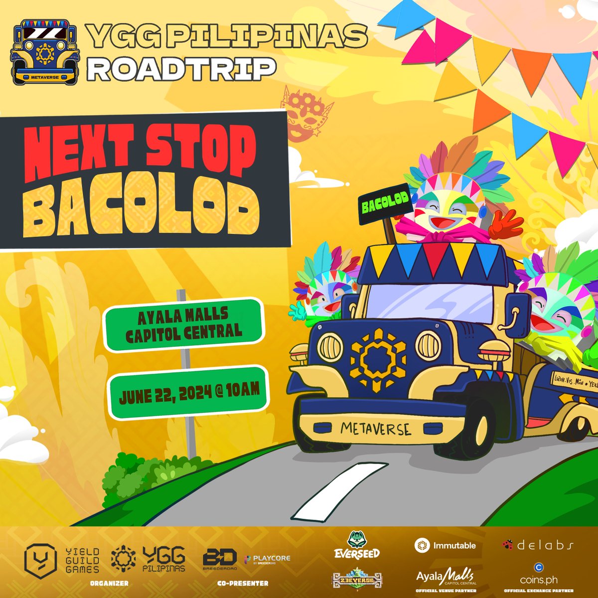 MFWCaravan's tweet photo. I’m from Bacolod, of course...?👀

We have the prettiest smile 😊

Next stop for YGG Roadtrip is the “City of Smiles” Bacolod City!

Join us this June 22 at Ayala Malls Capitol Central, &amp; brace yourselves for the surprises &amp; games! 🔥

Sign up now! 👉   https://t.co/uCVcdYgHYA https://t.co/ZA9Rf6K1Vz
