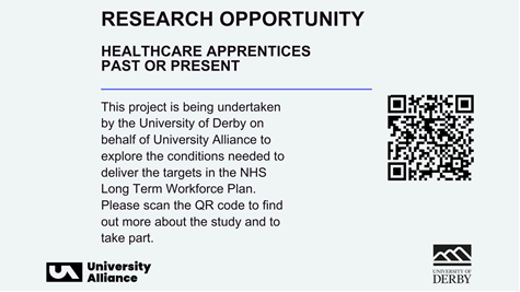 School of Nursing and Midwifery @Derbyuni (@uod_sonm) on Twitter photo We're undertaking some research on behalf of
<a href="/UniAlliance/">University Alliance</a> to explore the conditions needed to deliver the targets in the NHS Long Term Workforce plan. Please consider participating and/or retweeting! derby.qualtrics.com/jfe/form/SV_diโฆโฆ
<a href="/DerbyUni/">University of Derby</a>
<a href="/DerbyUniVC/">Prof Kath Mitchell CBE</a>
<a href="/poppytea/">Dr Denise Baker DPrac</a>
<a href="/NHSEngland/">NHS England</a> We're undertaking some research on behalf of
<a href="/UniAlliance/">University Alliance</a> to explore the conditions needed to deliver the targets in the NHS Long Term Workforce plan. Please consider participating and/or retweeting! derby.qualtrics.com/jfe/form/SV_diโฆโฆ
<a href="/DerbyUni/">University of Derby</a>
<a href="/DerbyUniVC/">Prof Kath Mitchell CBE</a>
<a href="/poppytea/">Dr Denise Baker DPrac</a>
<a href="/NHSEngland/">NHS England</a>