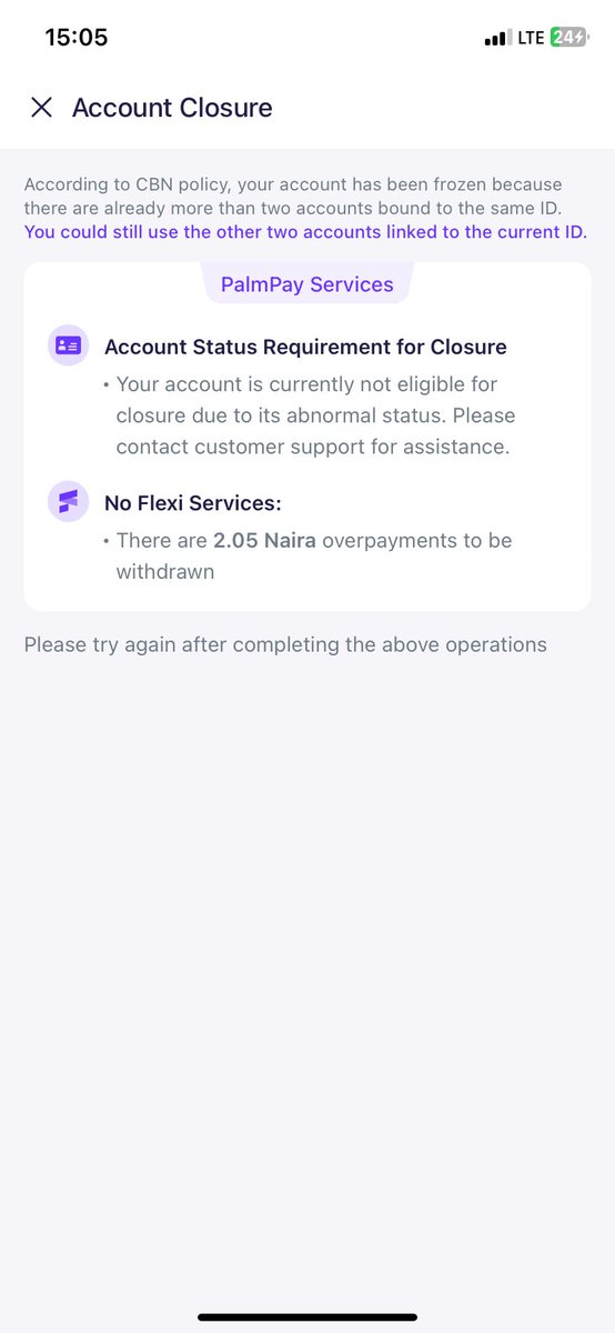 RichyDaniel6's tweet photo. @palmpay_ng @palmpay_ng 
Please how can I just close the account or at least unfreeze the account? https://t.co/suJTGJzPct
