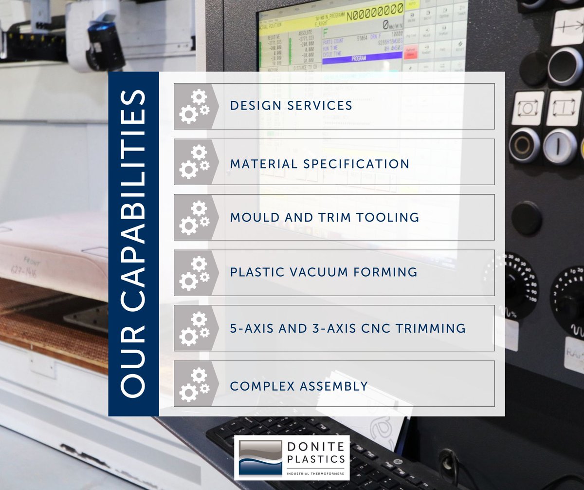 DonitePlastics's tweet image. Our lightweight and sustainable thermoformed parts are supplied to a diverse range of industries.

With our experienced team and advanced technology,
we’re confident that whatever your requirements, we can assist!

Contact our team today:
📧 contact@donite.com

#TechnologyLeader