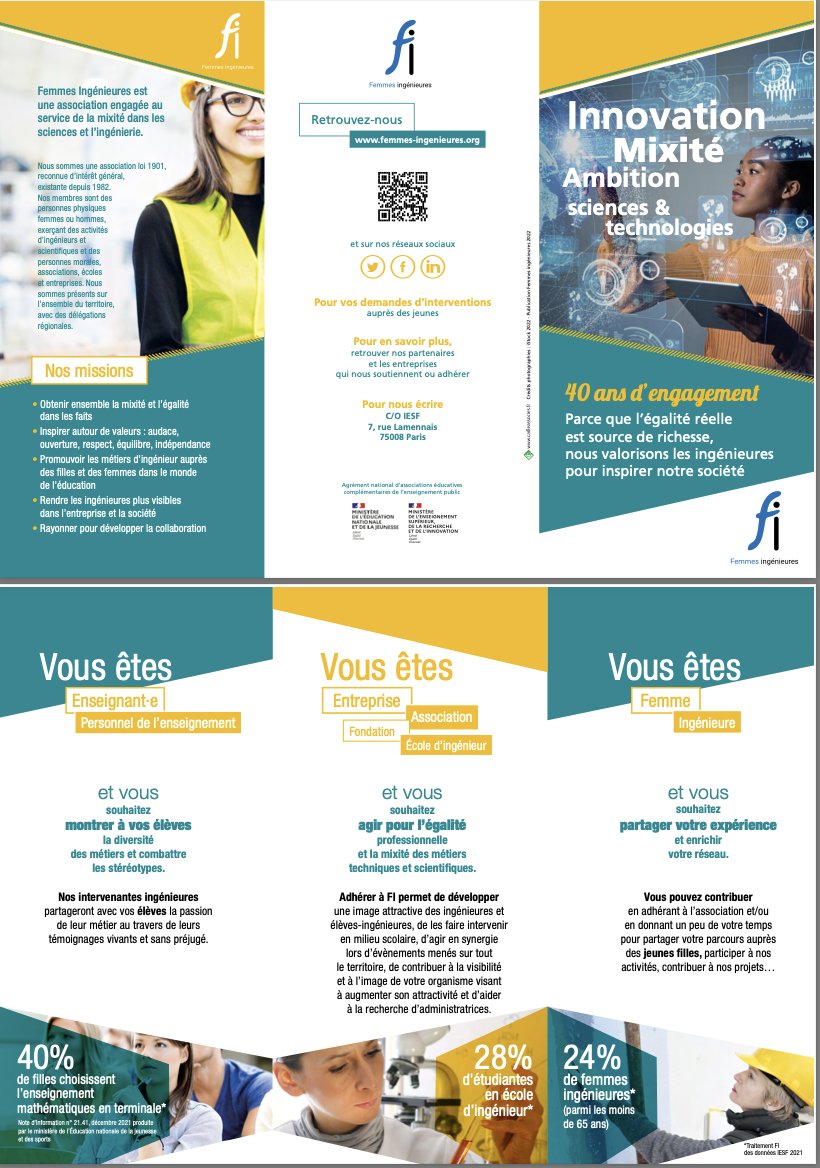f_inge's tweet photo. 🌟 Nos 3 grandes missions :   
PROMOUVOIR : les métiers d'ingénieur-es auprès des jeunes
ASSURER : la place des femmes ingénieures dans les conseils d'administration 
VALORISER : les femmes ingénieures au travail, en favorisant l'égalité femmes-hommes 
https://t.co/RTsFwVCF6P https://t.co/VbSjFKmP1B