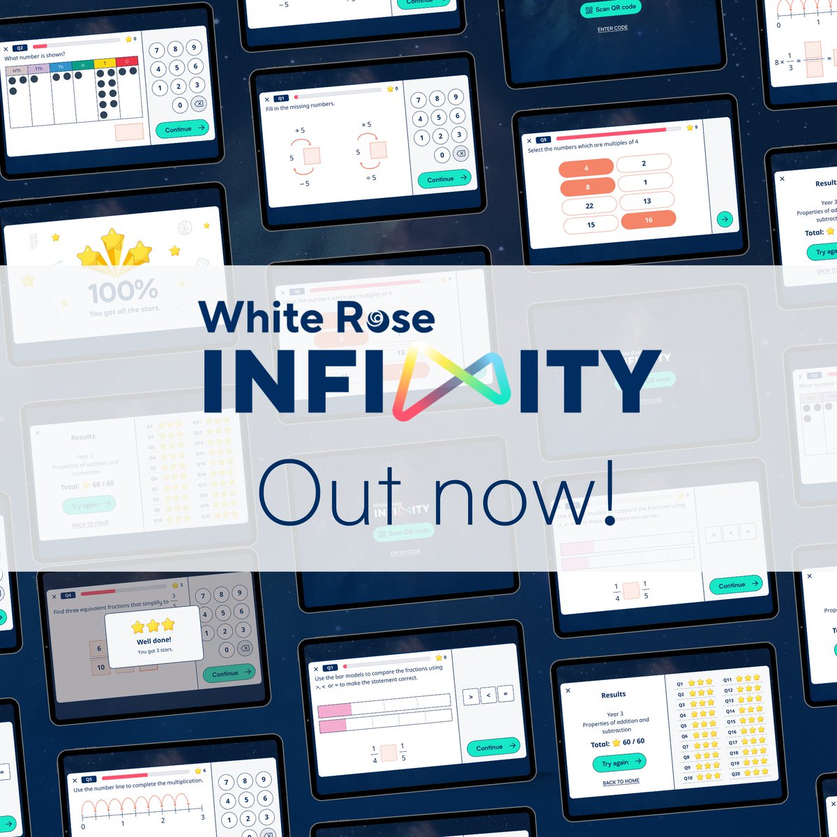 Three years in the making. Our game-changing new resource is finally here, and we can't wait for you to try it 💫

#WhiteRoseInfinity is now live!

Get it now: eu1.hubs.ly/H09yL7W0