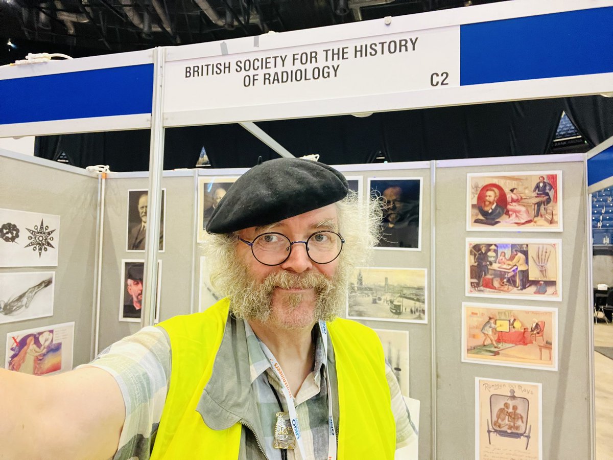 #ukio2024 The BSHM has Liverpool themed posters and celebrates #BIR president Charles Thurstan Holland - a great figure in UK and world radiology.