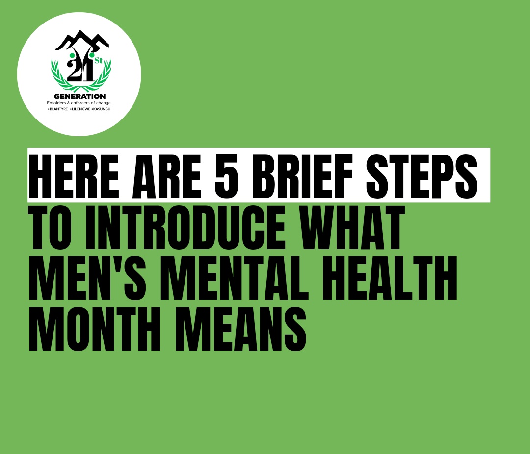 21st_Gen_'s tweet photo. Here are 5 brief steps to introduce what Men's Mental Health Month means!
#MensMentalHealthMonth
#MentalHealthAwareness
#MenDeserveSupport
#BreakTheStigma
#MentalHealthMatters
#SelfCareForMen
#HealingAndHope
#MenTalkHealth
#MentalHealthSupport
#StrongMenAskForHelp
#MensWellbeing https://t.co/YBbc4EAJoB