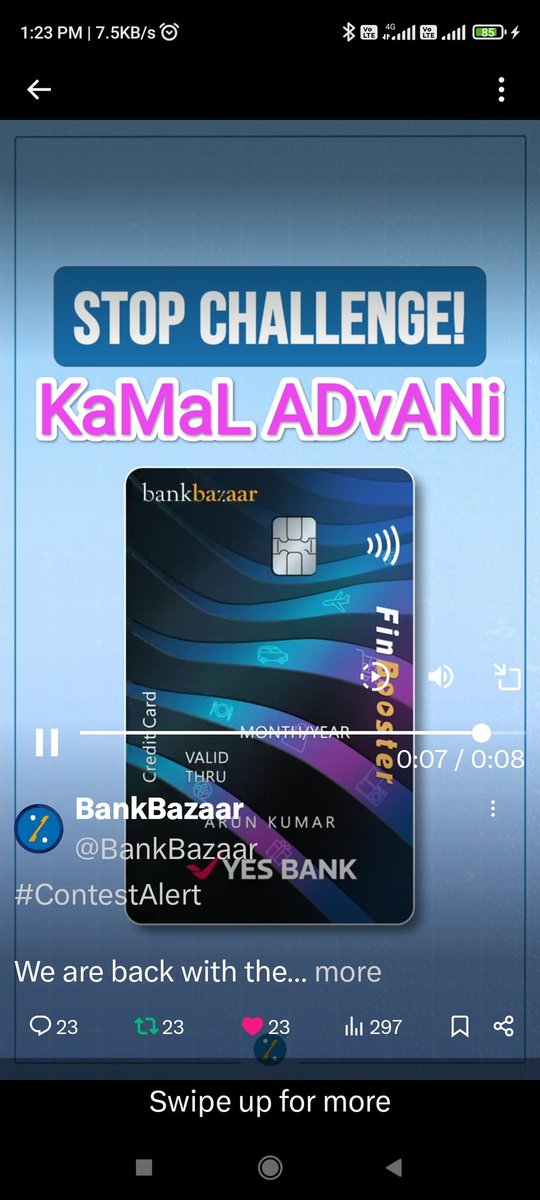 blessedkamal's tweet image. #SToPCHaLLeNGe 
#BBGiVeAWaY 
#MoNDaYMoTiVaTiOn
#FiNBoOsTeR 
#JoiN
@BankBazaar 
@Ramprasad43 
@TheRipSnorter_ 
@dadofbonhisha 
@GILESSINGH 
@PritiNivoriya 
@piyushpuri12 
@Wasimkh110 
@THEMURTUZA 
@Gaurang321 
@PrernaJ54110576 
@rdsoprince 
@OldYaade 
@shaktijain101 
@Aritri_007