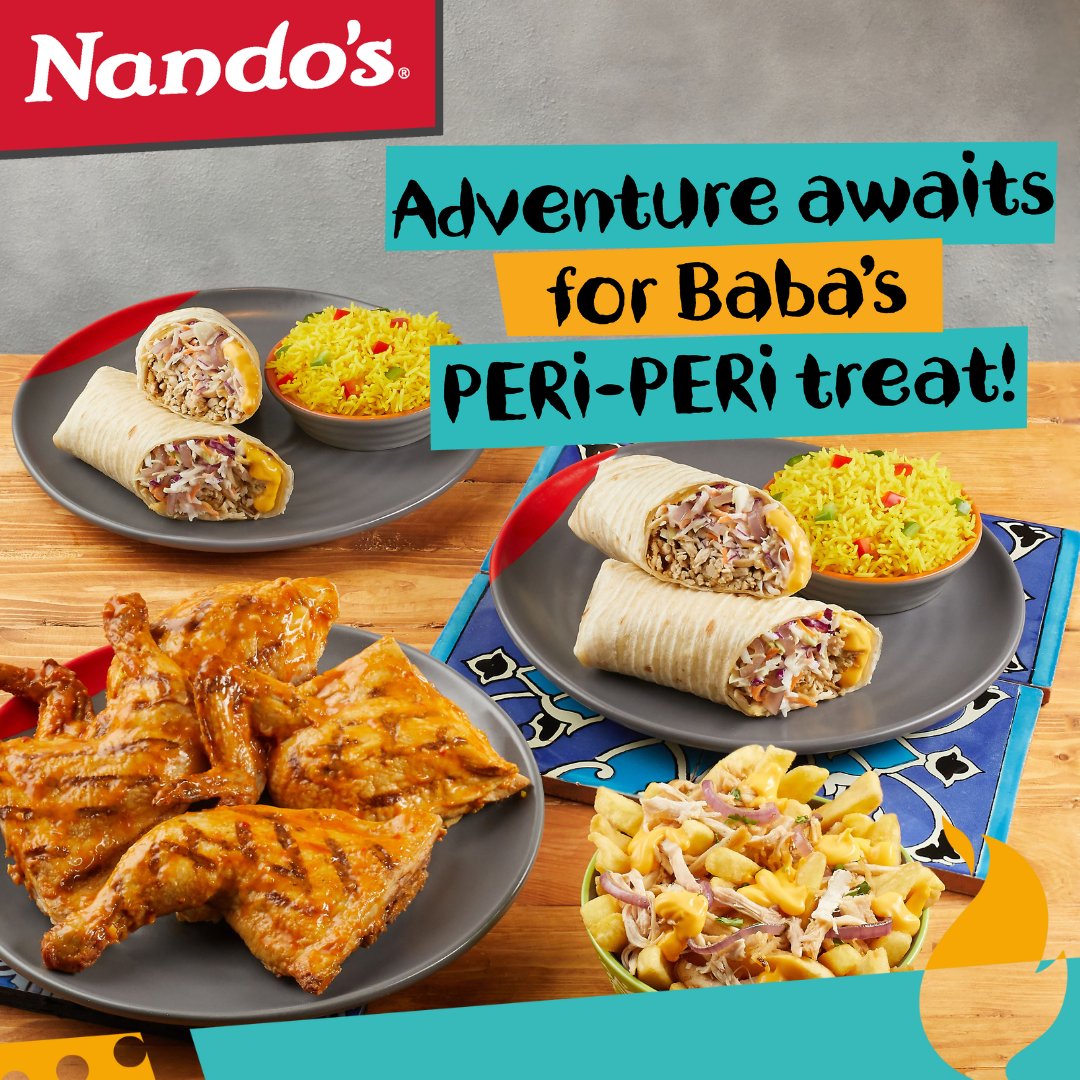 NandosBahrain's tweet photo. Dads deserve a treat that's flame-grilled to perfection! 🔥 Tag your BABA and win a chance to bring the heat to celebrate. T&amp;C's apply #FatherSonFeast #fathersday #manama #bahrain #bahraini #babasday #baba #dad https://t.co/lzu8fRZhgS