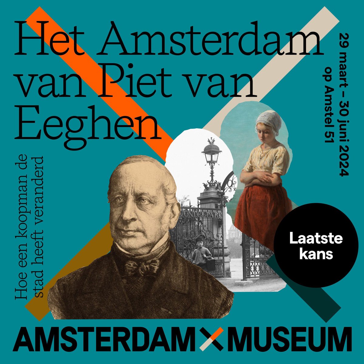 Laatste kans om de tentoonstelling 'Het Amsterdam van Piet van Eeghen' te zien. 
Zonder deze negentiende-eeuwse zakenman en filantroop had de stad er heel anders uitgezien. 

Boek je tickets: buff.ly/49iU4ZH 

#amsterdammuseum #pietvaneeghen
