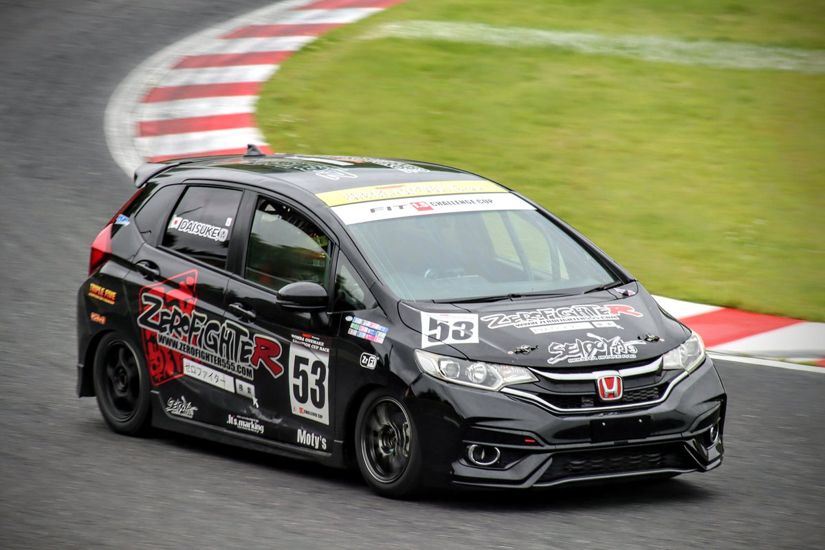 雨の鈴鹿サーキット練習GK5 フィット1.5チャレンジカップゼロ