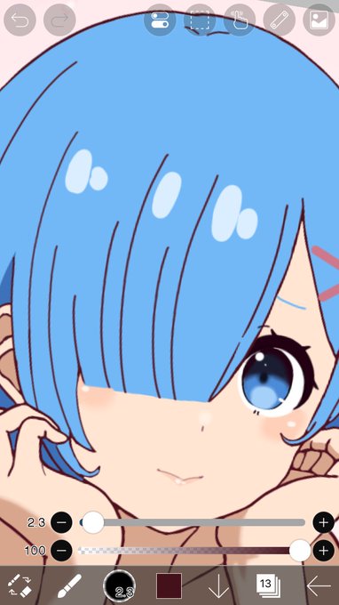 肌の色と髪の色の塗り方変えてみたけどどうだろう🤔
←旧  新→ 