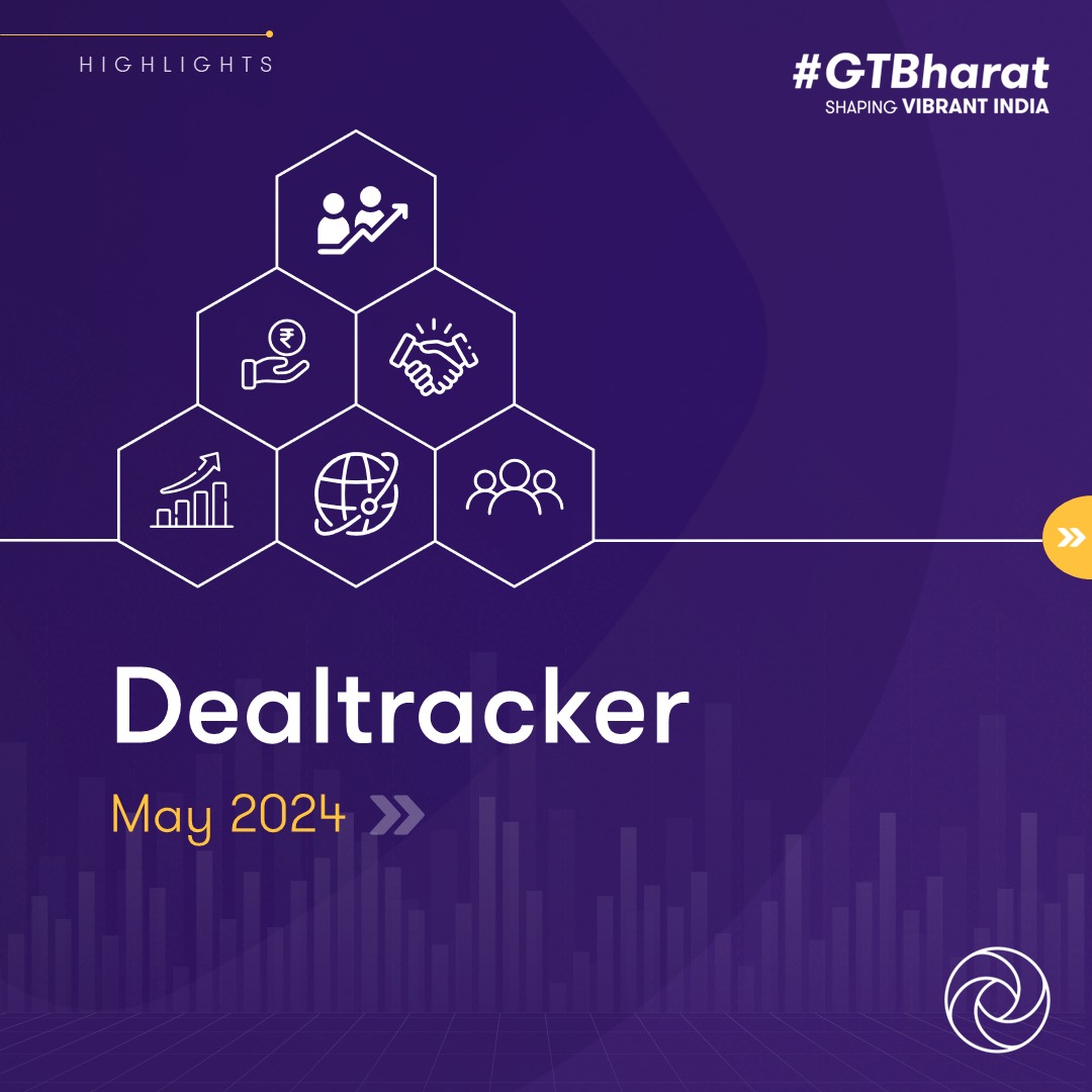 GrantThorntonIN's tweet image. The May edition of #Dealtracker shows an engaging interplay between key sectors and the impact of the election process. It reports subdued #dealactivity with #IndiaInc witnessing 137 deals worth USD 5 billion. 

Download: brnw.ch/21wKBfw

#deals #mergersandacquisitions