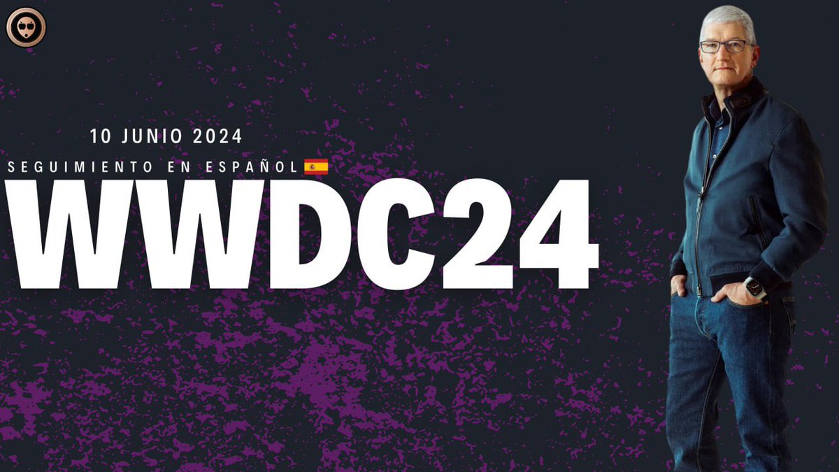 🔴 EN DIRECTO 

 ¡MARATÓN!  Seguimiento en Español 🇪🇸de la #WWDC24 #AppleEvent 

 📺 youtube.com/live/ODTXnLiOX…

Telegram ✍️ t.me/+U9If86lsuY00M…

Discord discord.com/channels/45932…