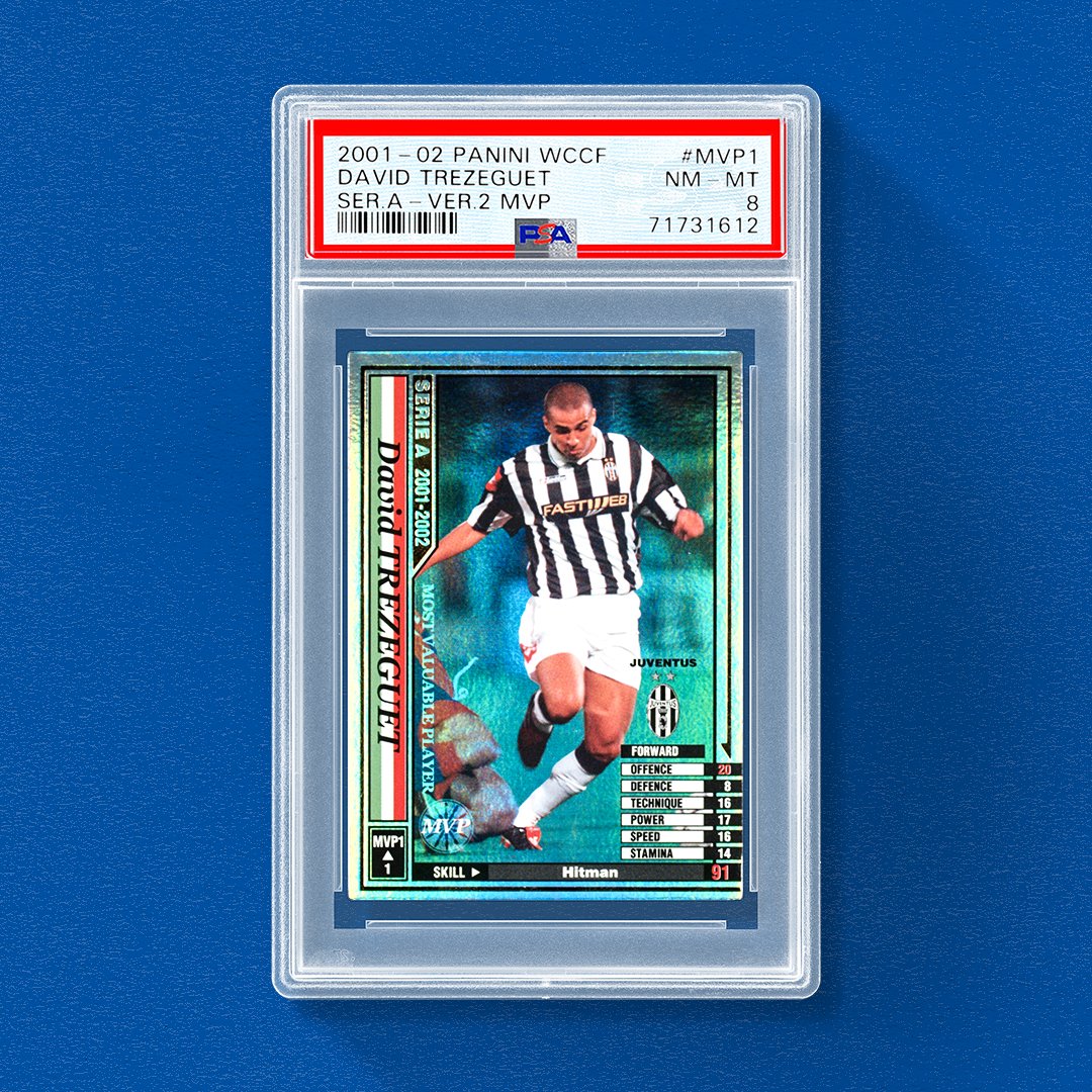 wccf 2001-2002 MVP トレゼゲ PSA Japan on X: 