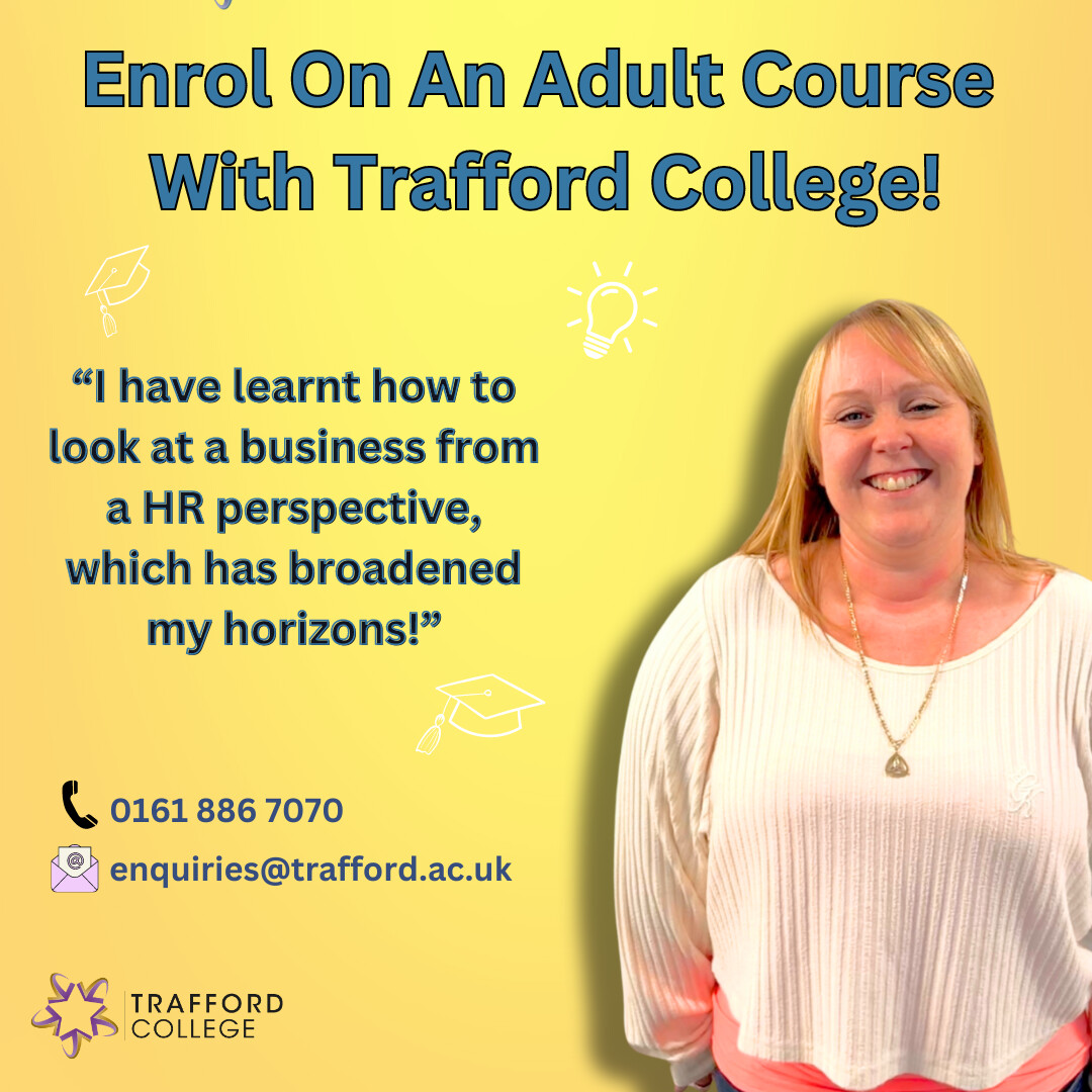 Marie says that through the skills and knowledge she has gained on an adult course with Trafford College, she is able to look at her role in a more professional way. 

#adultcourse #skillsforlife
