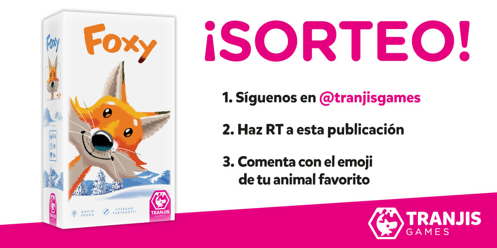 ¡Atención! Foxy llega a las mejores tiendas este jueves pero ¡tú puedes hacerte con él antes aquí!

Llenemos twitter de animalicos 🦈

1️⃣ Síguenos
2️⃣ Haz RT
3️⃣ Comenta con un emoji de tu animal favorito

Sorteo activo hasta el miércoles 12 a las 20h.