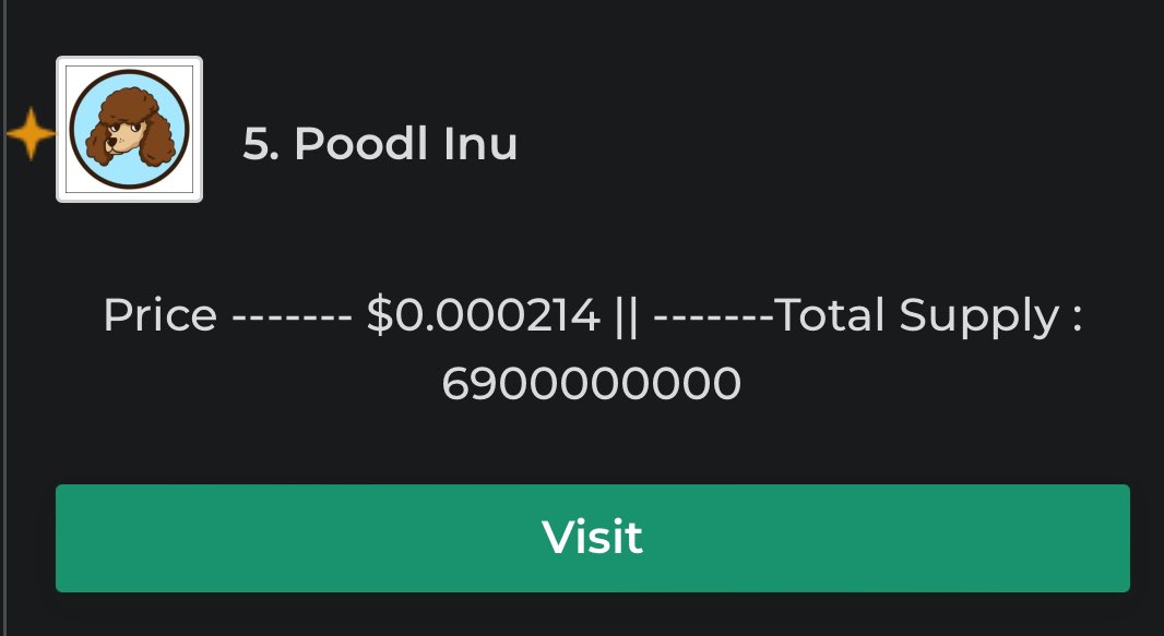 PoodlStan's tweet photo. @davidgokhshtein $POODL will 500X easy!!!

https://t.co/wX4F5AvViC

@poodlinu #poodlarmy #poodlinu https://t.co/kfUaFWGXCx