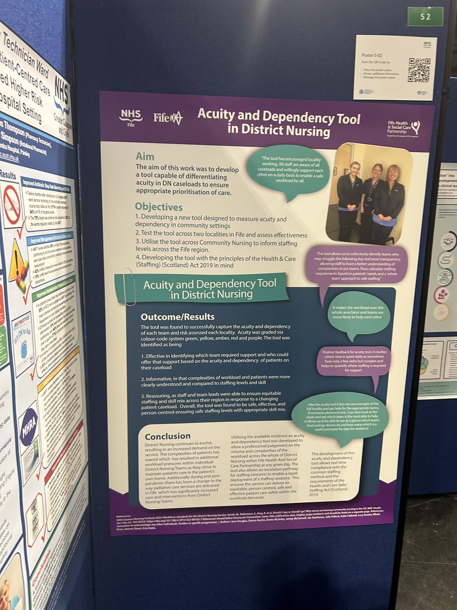 JaneDouglas71's tweet photo. Poster presentation Acuity and Dependency in district nursing  @FHSCPNursing @EMMAMcAULEY4 @lynne_garvey @lynniemc71 @Lyndseydunn7 https://t.co/y088ZRor09
