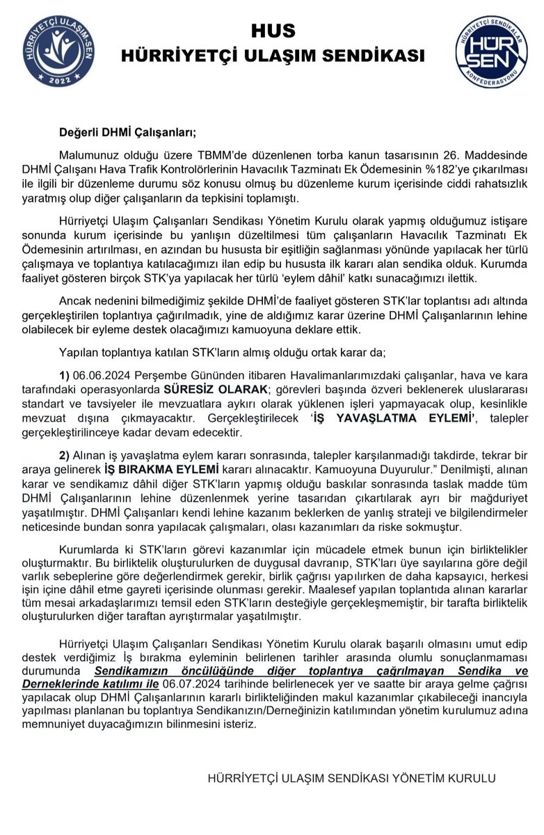 DHMİ ÇALIŞANLARININ DİKKATİNE,
hus.org.tr/2024/06/10/deg…