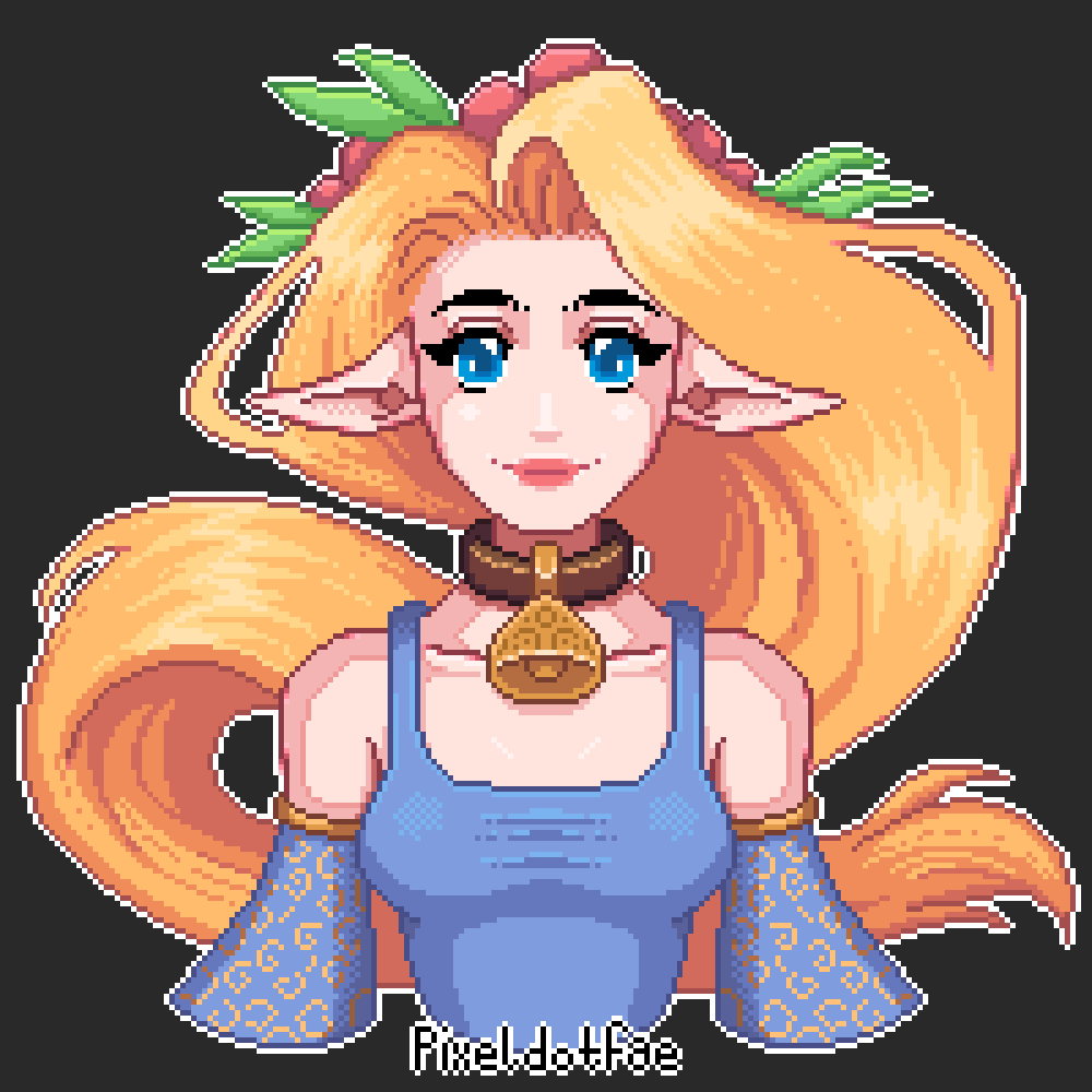 Faedusk's tweet photo. A kind soul sent me a VGen code, and I added my digital art portraits and my pixel art portraits to my services 🌻 

I know I'm new to pixel art, but my pixel art portraits have received a lot of love so far, so I figured why not offer them if someone wants one 💕

🔗in comments! https://t.co/Ku0Y3fffi8