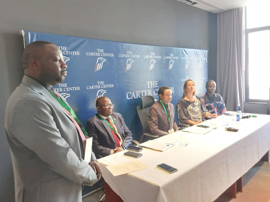 CongoMines's tweet photo. #HappeningNow : @CarterCenter lance #aujourdhui son Initiative #Justice Climatique &amp; Environnementale en #RDC afin de contribuer à une #TransitionJuste &amp; une meilleure adaptation des populations congolaises face aux impacts du changement climatique. https://t.co/HIvlZHgIEX