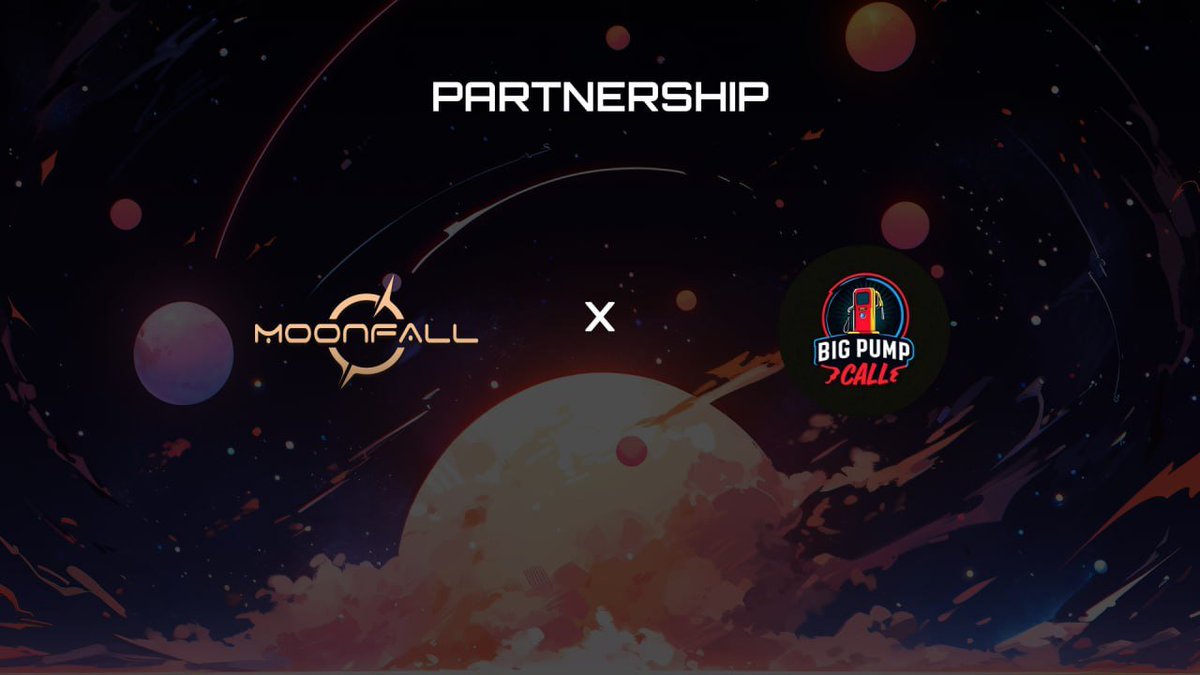 🚀 Partnership Announcement 

MoonFall is happy to announce a media partnership with Big Pump Calls.

This collaboration signifies a new era, with Big Pump Calls joining as our premier Partner.