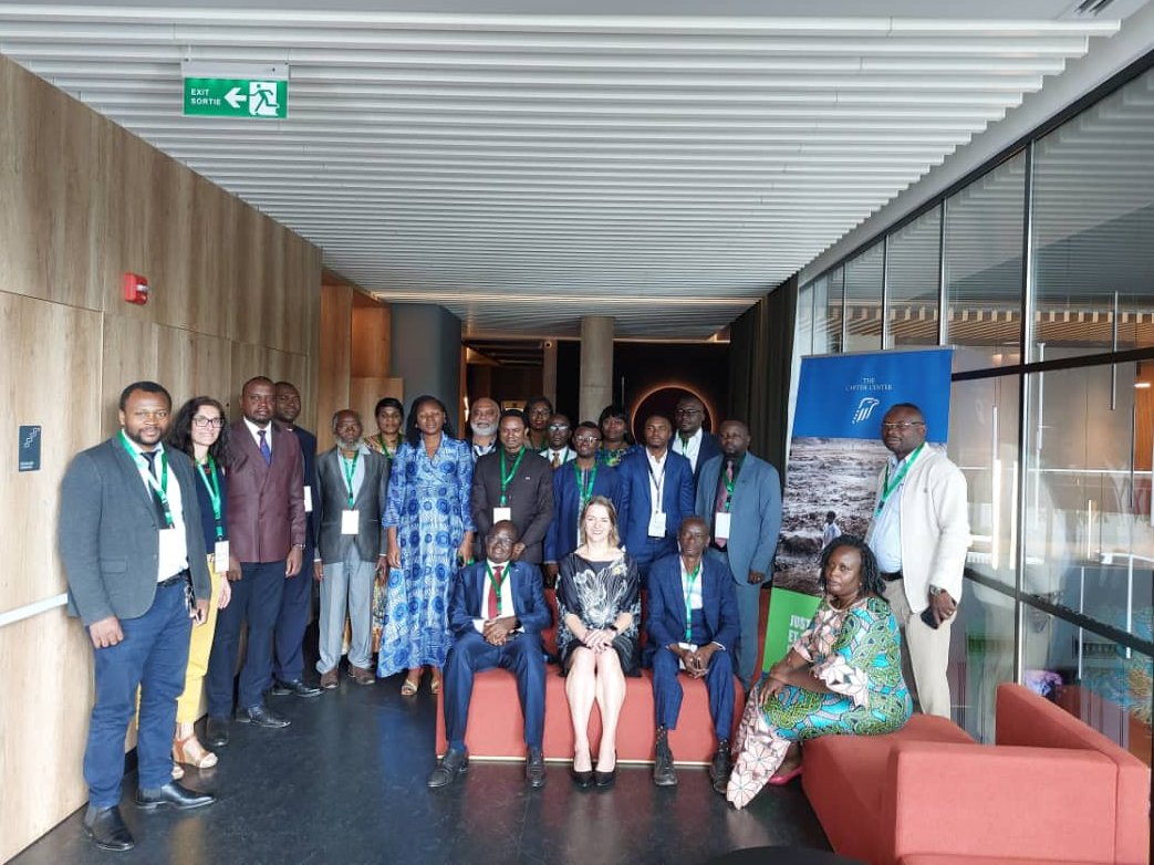CongoMines's tweet photo. #HappeningNow : @CarterCenter lance #aujourdhui son Initiative #Justice Climatique &amp; Environnementale en #RDC afin de contribuer à une #TransitionJuste &amp; une meilleure adaptation des populations congolaises face aux impacts du changement climatique. https://t.co/HIvlZHgIEX
