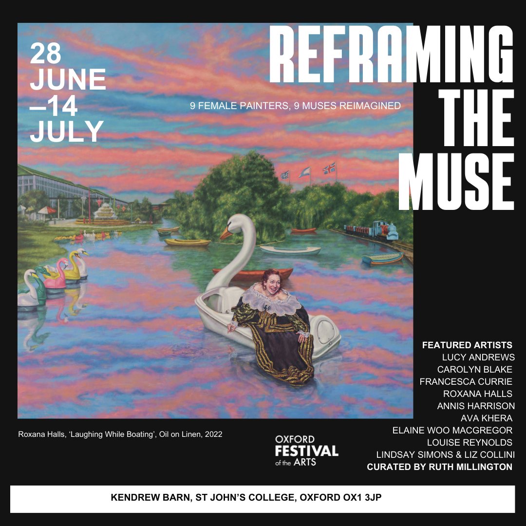 Ruth Millington (@ruth_millington) on Twitter photo New exhibition! I am thrilled to share news of REFRAMING THE MUSE which I’m curating as part of <a href="/ArtsFestOxford/">Oxford Festival of the Arts</a>. For this show, 9 female painters have reimagined the 9 ancient muses on their own terms: artsfestivaloxford.org/events/reframi… New exhibition! I am thrilled to share news of REFRAMING THE MUSE which I’m curating as part of <a href="/ArtsFestOxford/">Oxford Festival of the Arts</a>. For this show, 9 female painters have reimagined the 9 ancient muses on their own terms: artsfestivaloxford.org/events/reframi…