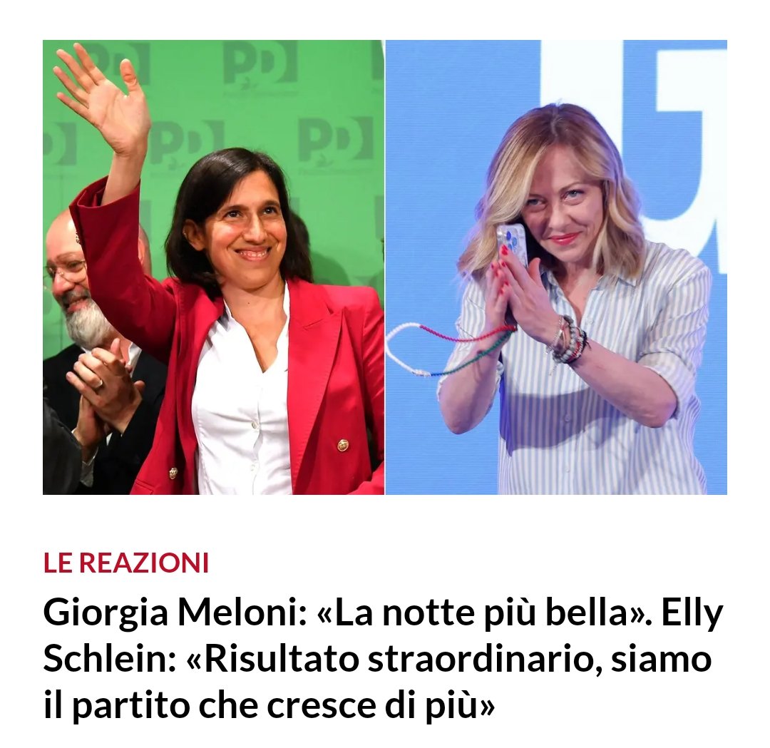 Loro esultano, quando a votare c'è andato un italiano su due. Rispettivamente hanno preso il 14.5% e il 12% delle preferenze di tutti gli aventi diritto di voto. Qui c'è da piangere, altro che festeggiare.
#astensionismo
#elezionieuropee
#elezionieuropee2024