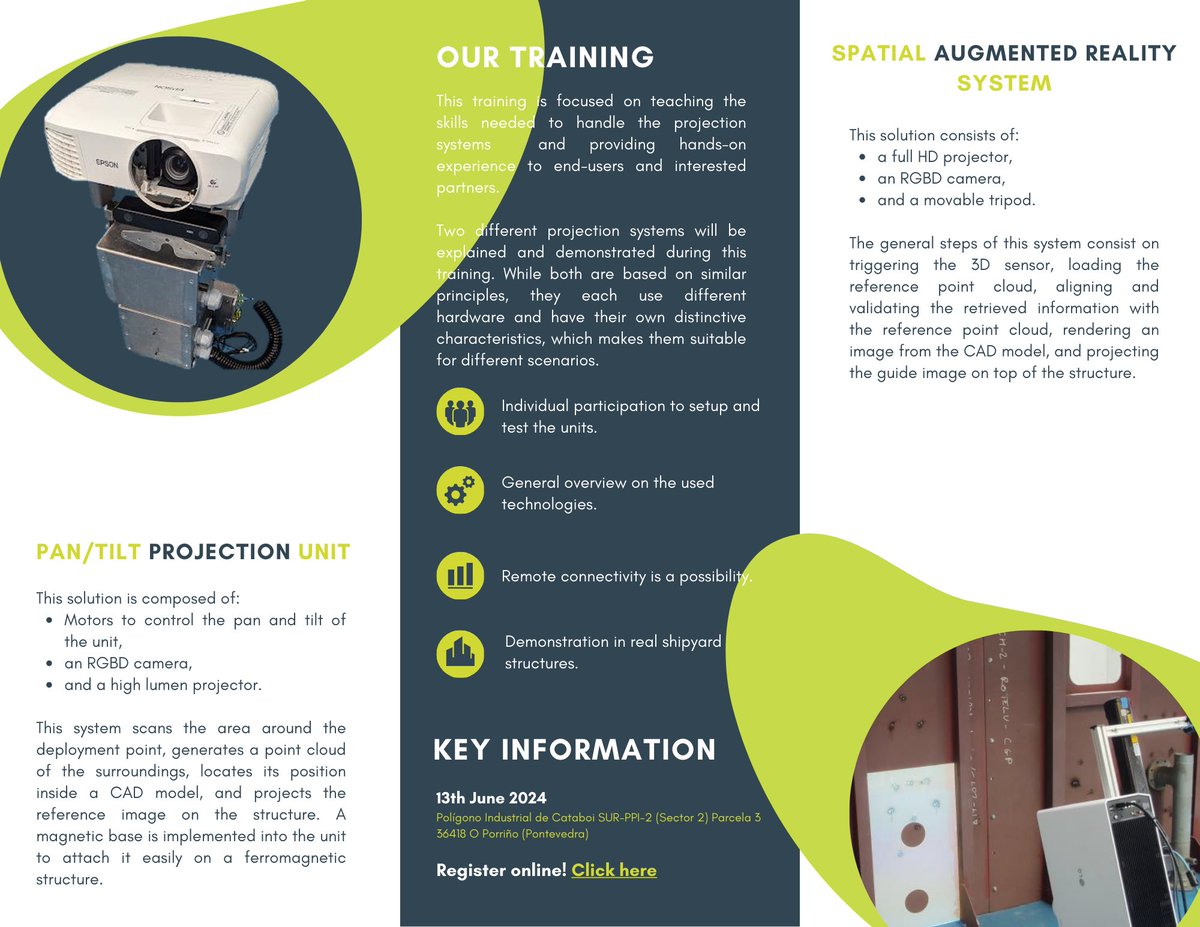 📣 𝗢𝗻𝗹𝘆 𝟯 𝗱𝗮𝘆𝘀 𝗹𝗲𝗳𝘁!

Not registered yet? Don't miss the course offered by Mari4_YARD on projection-based augmented reality for human support in shipbuilding.

📌 On 13 June,  in person or online. 

Register here:  lnkd.in/db2AXTyf
