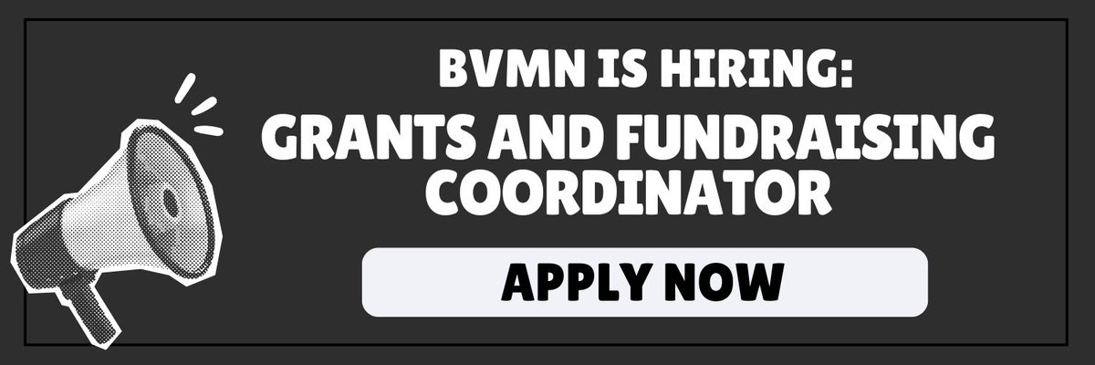 🚨We are hiring! BVMN is seeking a Fundraising and Grants Coordinator to lead our fundraising planning and guarantee a constant management of grant proposals

Deadline for application: 23 June 2024, 23:59 CET

Work with us: borderviolence.eu/get-involved/w…