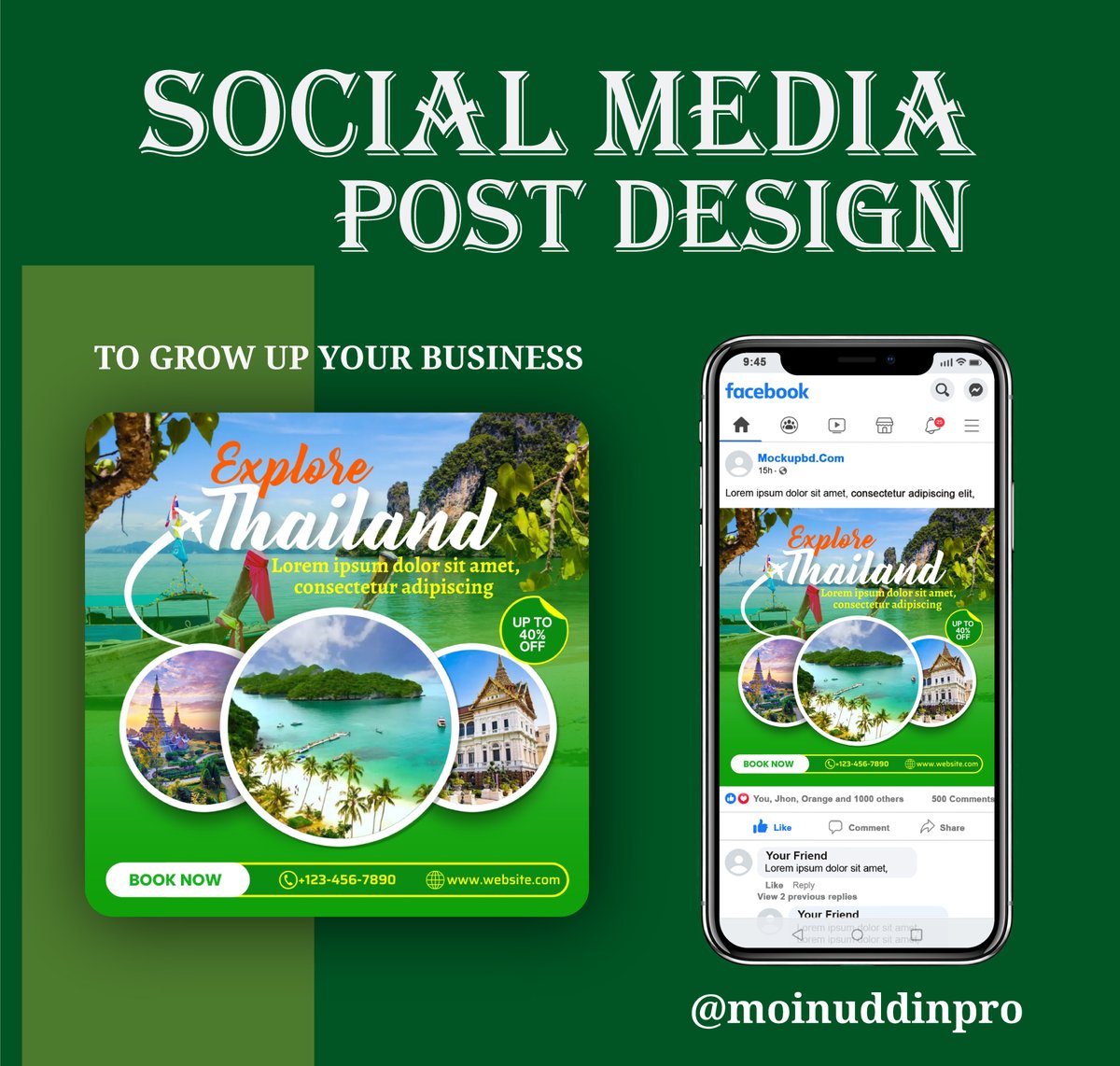 moinuddinpro's tweet image. Social Media Post Design.
#moinuddinpro #graphicdesigner #bannerdesign #facebookbannerdesign #socialmedia #socialmediabannerdesign #adobephotoshop #adobeillustrator #thailand