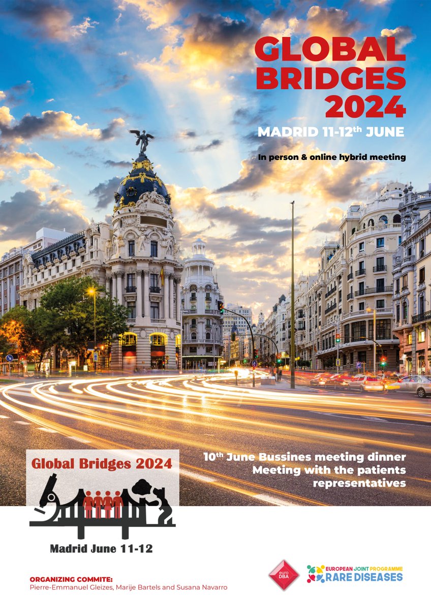 curadba's tweet image. Estamos deseando que empiece el #GlobalBrigde2024 
#CureDBA #EuroDBA