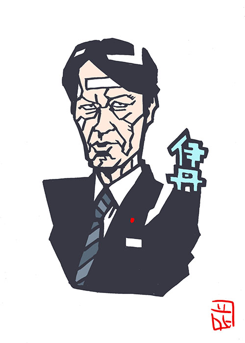 「このタッチでドラマ。刑事編。僕らの伊丹憲一。#相棒 #相棒イラスト#このタッチ 」|花小金井正幸＠喫茶宝石箱での個展。2023年開催予定のイラスト