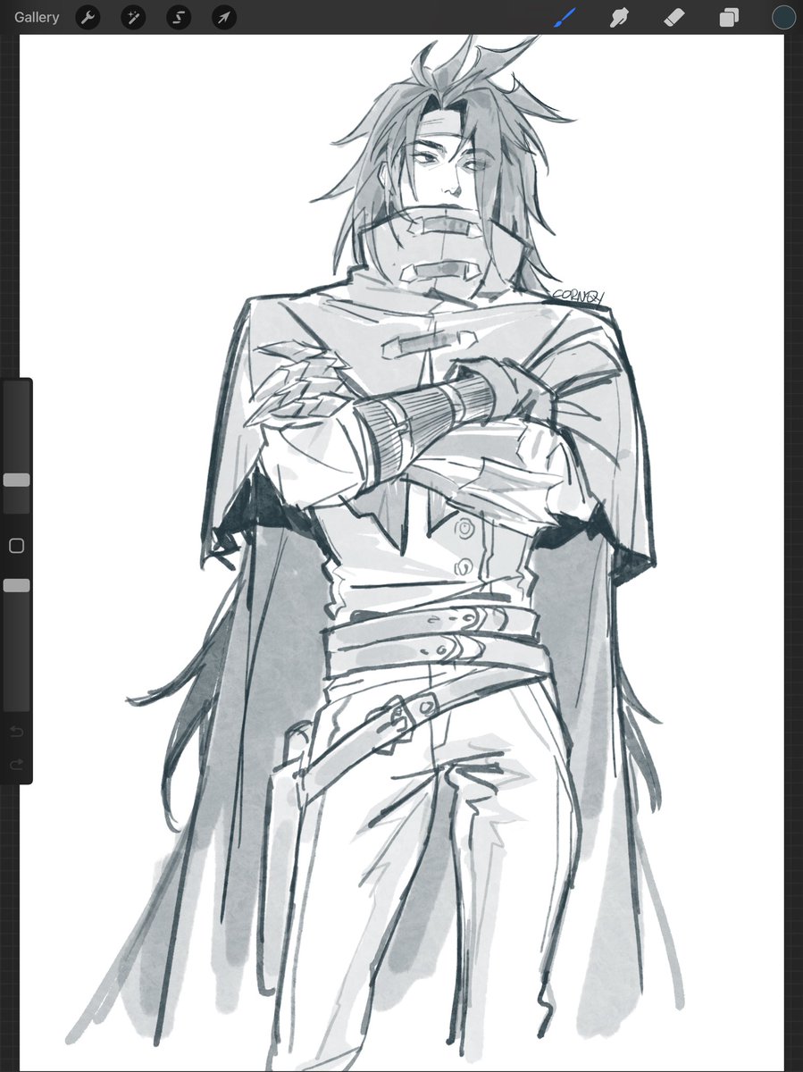 cornqy's tweet photo. Regularly scheduled vincent valentine for the sanity https://t.co/ygMc409ISq