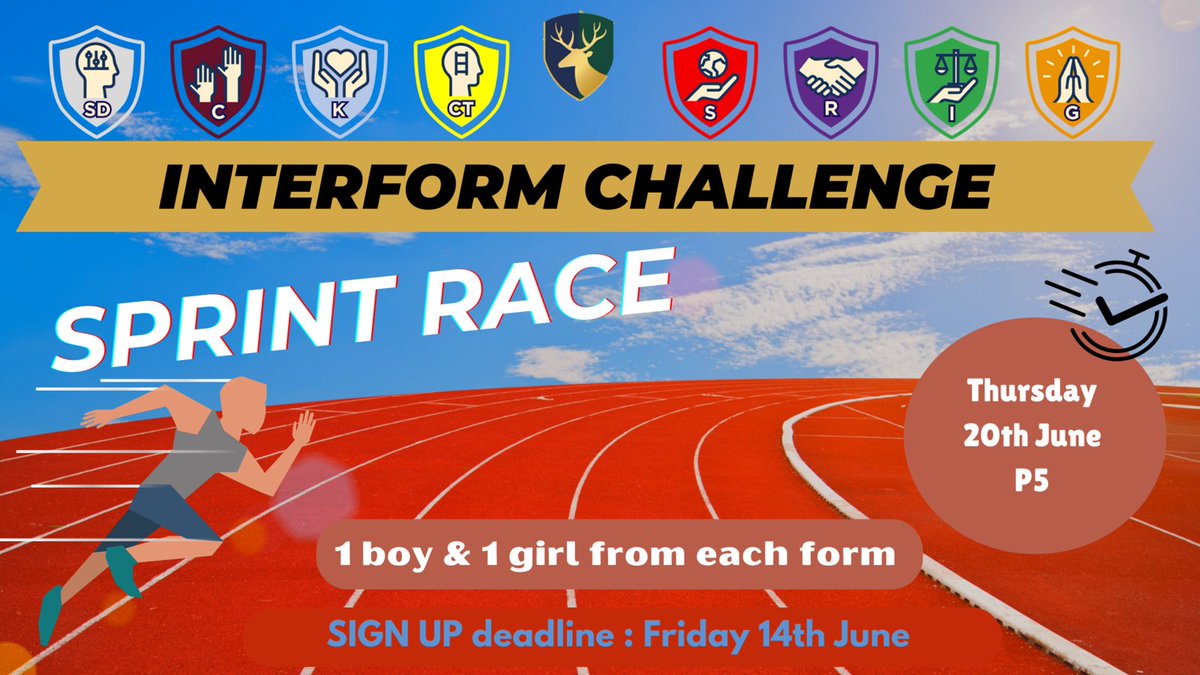 JohnWillmottSch's tweet image. Interform Challenge!  Sprint Race!
#sprintrace #challenge #interform #charactereducation
