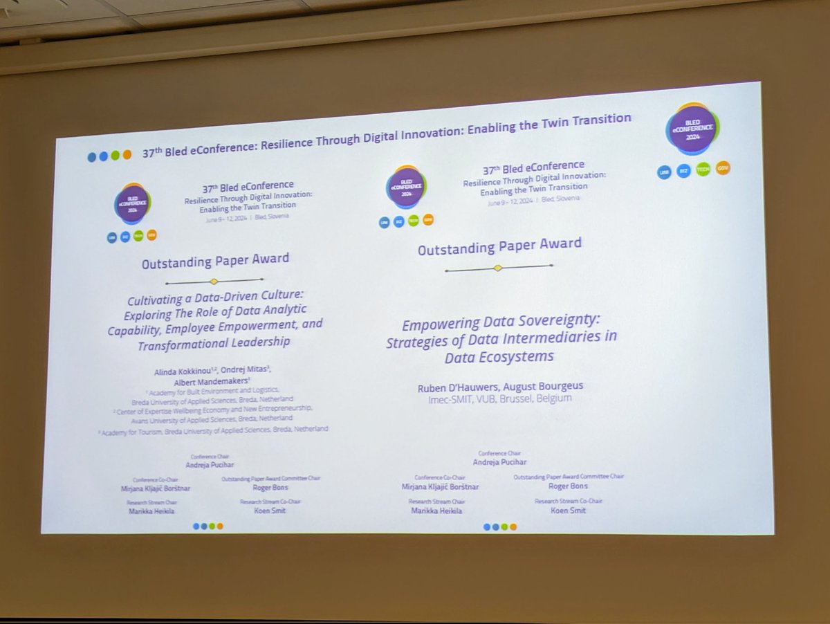 38th Bled eConference, June 8 - 11, 2025, Bled, SI tweet media