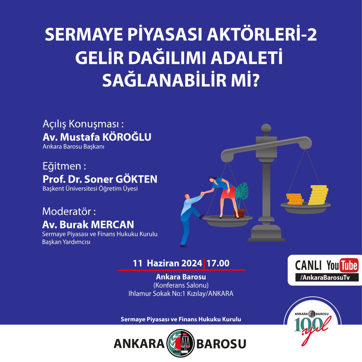 turkiye_hukuk's tweet photo. 🗓️ 11 Haziran #salı 🕝 17.00
✅ Düzenleyen: @ankarabarosu - @ankarabarccmfl
💬 @muskoroglu, @SonerGokten, @AvBurakMercan
▶️ Canlı Yayın: https://t.co/uleRaDw4u9
📲 WhatsApp Kanalımız: https://t.co/mWgqjrk3y9
📢 Yaklaşan hukuk etkinlikleri: https://t.co/fIMXYAS4on https://t.co/ATNlD9PO5c