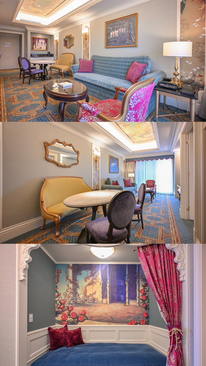 Disney_rioland's tweet image. ✨不動産屋が撮るディズニーホテル✨

東京ディズニーシー 
🦋ファンタジースプリングスホテル🌺
"グランドシャトーアルコーヴルーム4-7F"

　〜💐 Fantasy Springs Hotel 💐〜

これが1泊300,000円の客室です!!
※時期で金額前後します。

#ファンタジースプリングスホテル
#グランドシャトー #FSH