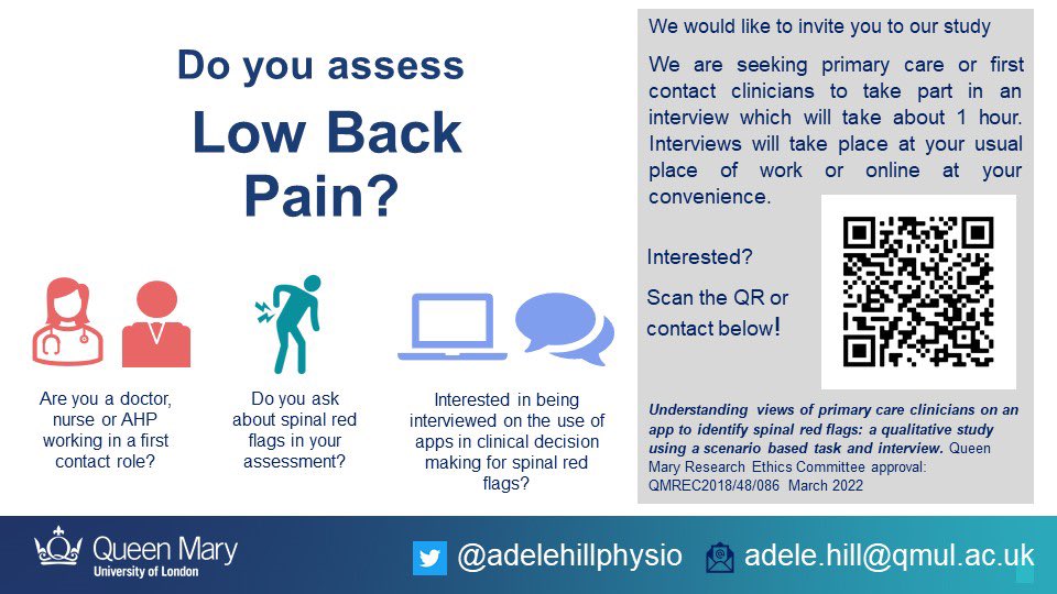 We have been made aware of an issue with our survey problem that occurred last Friday- the issue has now been resolved. 

Please do reach out if you encounter any further issues! 

Thanks to everyone supporting our research! 

#backpain #healthai #mskai
