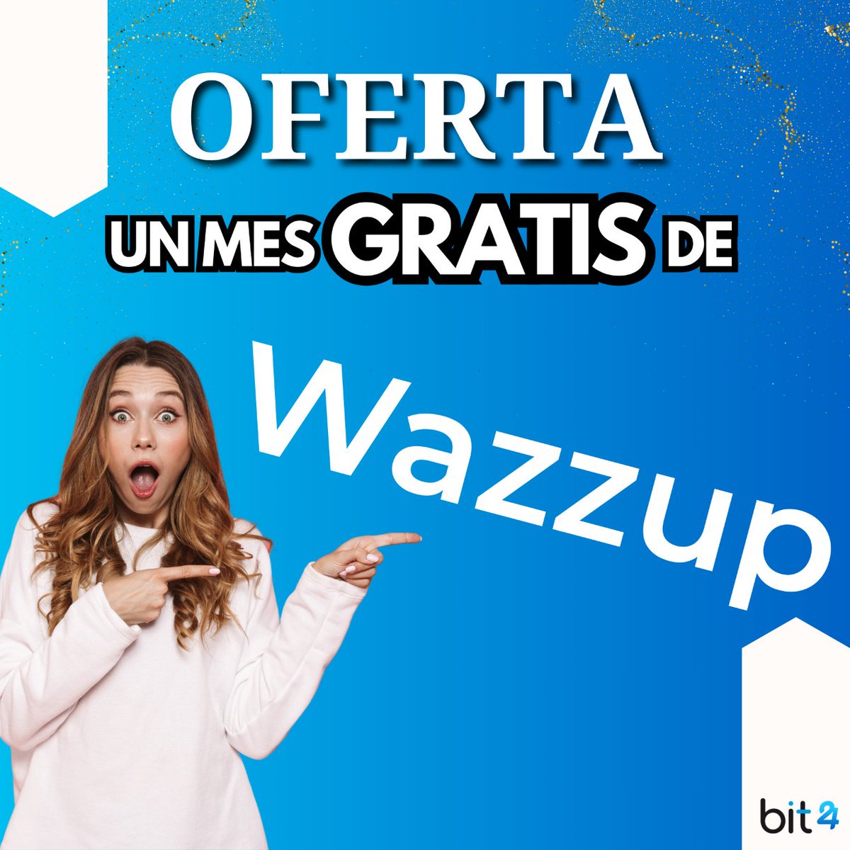bit24es's tweet photo. ¡Un MES GRATIS de WAZZUP!😍

¡Celebremos 5 años como partners de Bitrix24! 🎉 Por ello, cada semana de este mes traemos ofertas inigualables. ¡Obtén un mes de Wazzup completamente GRATIS! 😍

https://t.co/JiJubB5ot1

 #MesGratiswazzup #bit24 #bitrix24 #bitrix24enespañol #crm https://t.co/anpVfduvFM